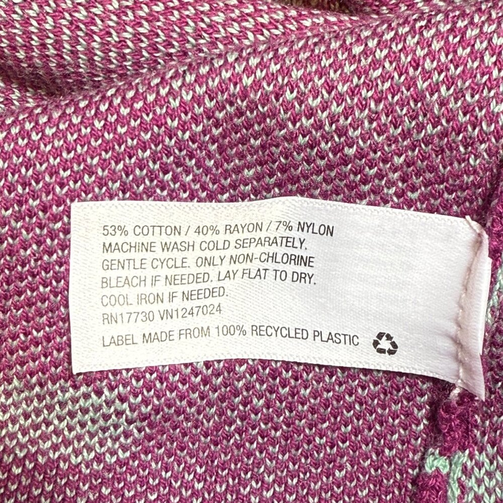 Future Collective Purple‎ Green Tropical Print Cropped Tank Top 4X Womens Cruise - Picture 6 of 7